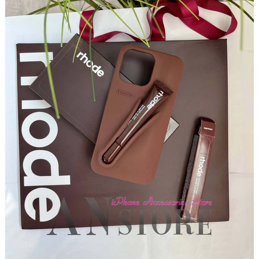 Чохол Rhode Fall Lip Case Espresso на айфон 12 про